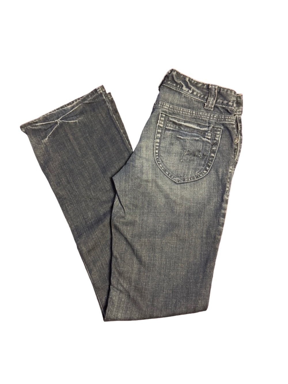 Aeropostale Chelsea Bootcut Jeans in Dark Blue-Gray Wash | 5/6 Regular
